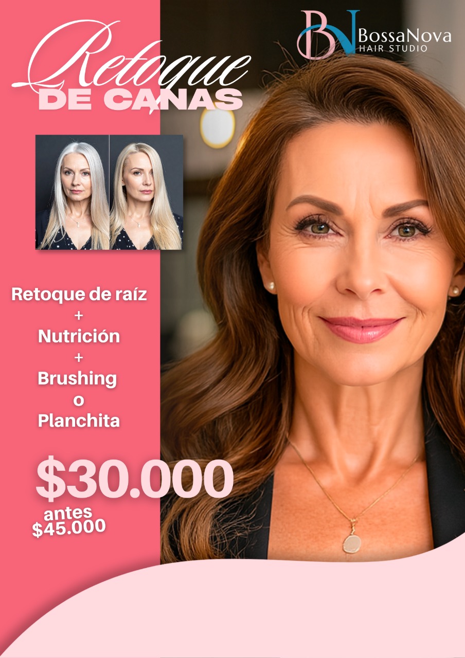 Promocion retoque de canas